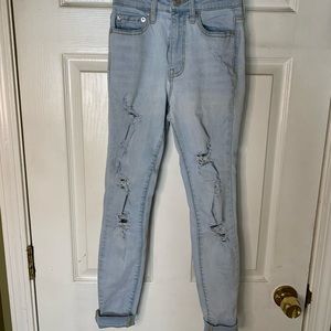 Aero super high rise jeans size 00